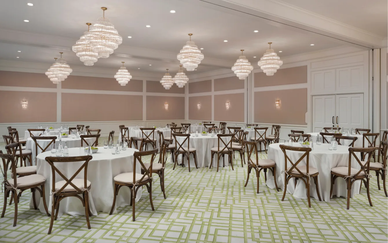Restaurant interior with chairs and tables | The Inn at Rancho Santa Fe